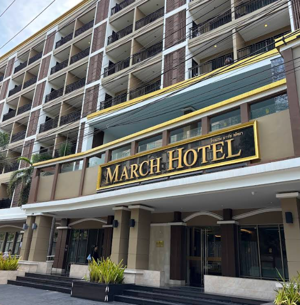 March Hotel in Central Pattaya - Exterior